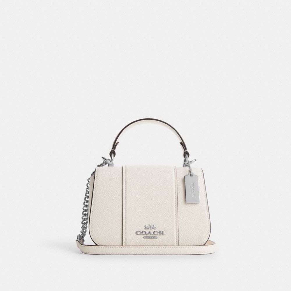 COACH CM191 Lysa Top Handle Silver/Chalk