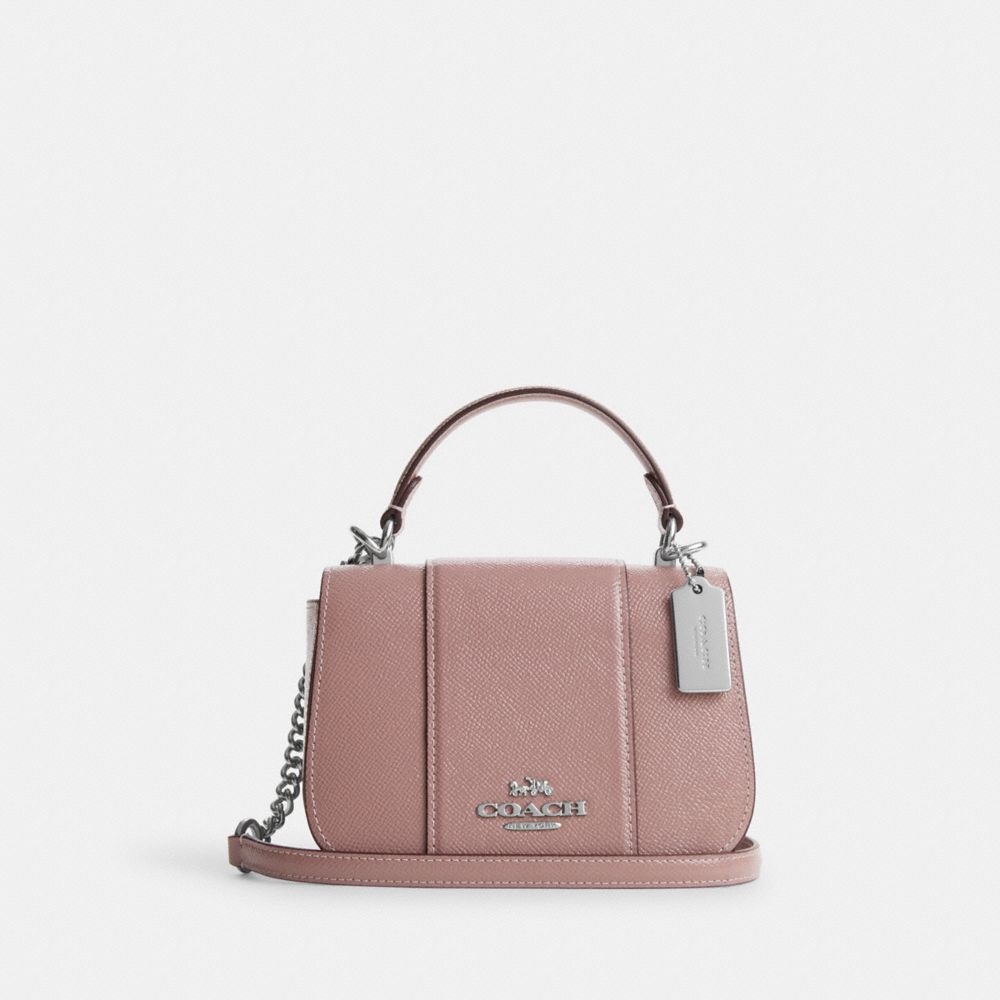 Lysa Top Handle - CM192 - Silver/Dusty Rose