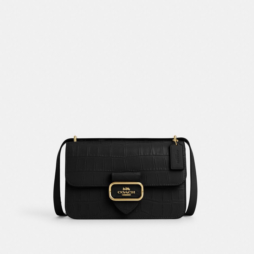 Large Morgan Square Crossbody - CM204 - Gold/Black