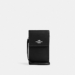 North South Phone Crossbody - CM235 - Silver/Black