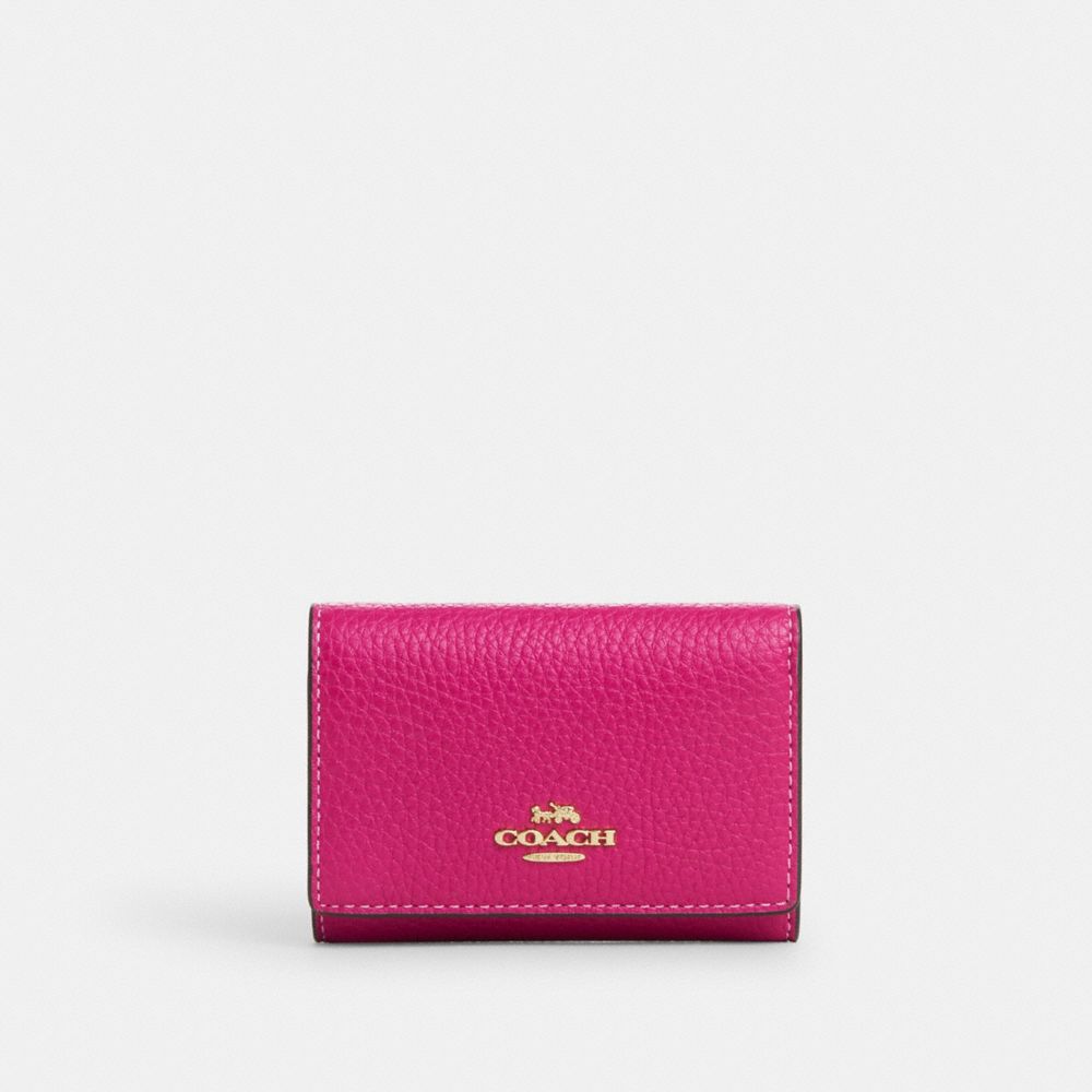 COACH CM238 Micro Wallet IM/CERISE