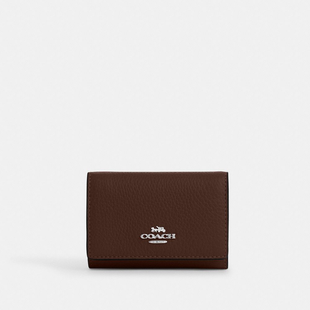 COACH CM238 Micro Wallet SILVER/MAPLE
