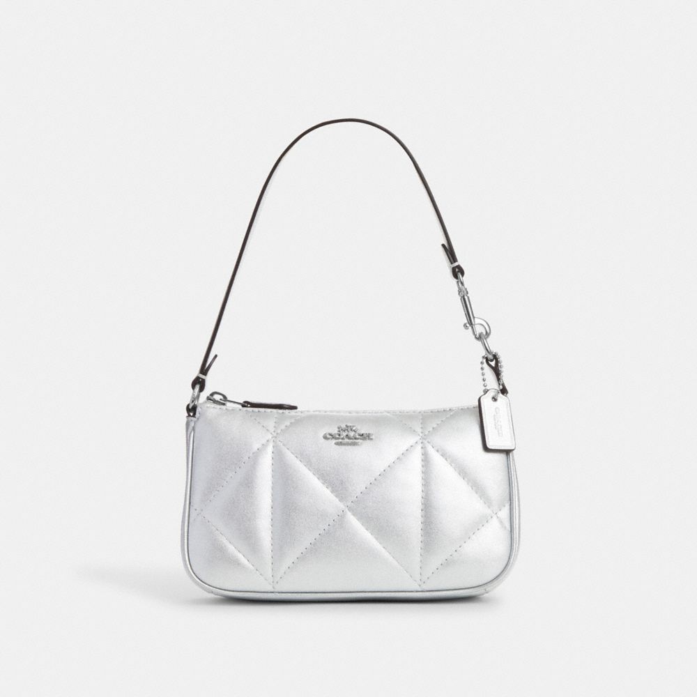 COACH CM250 Nolita 19 With Puffy Diamond Quilting SILVER/METALLIC SILVER