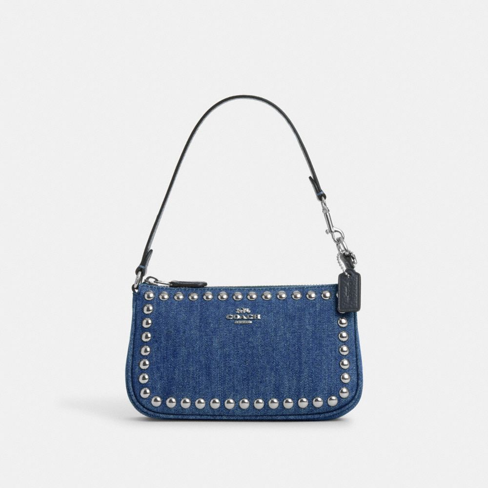 COACH CM251 Nolita 19 With Rivets Silver/Denim