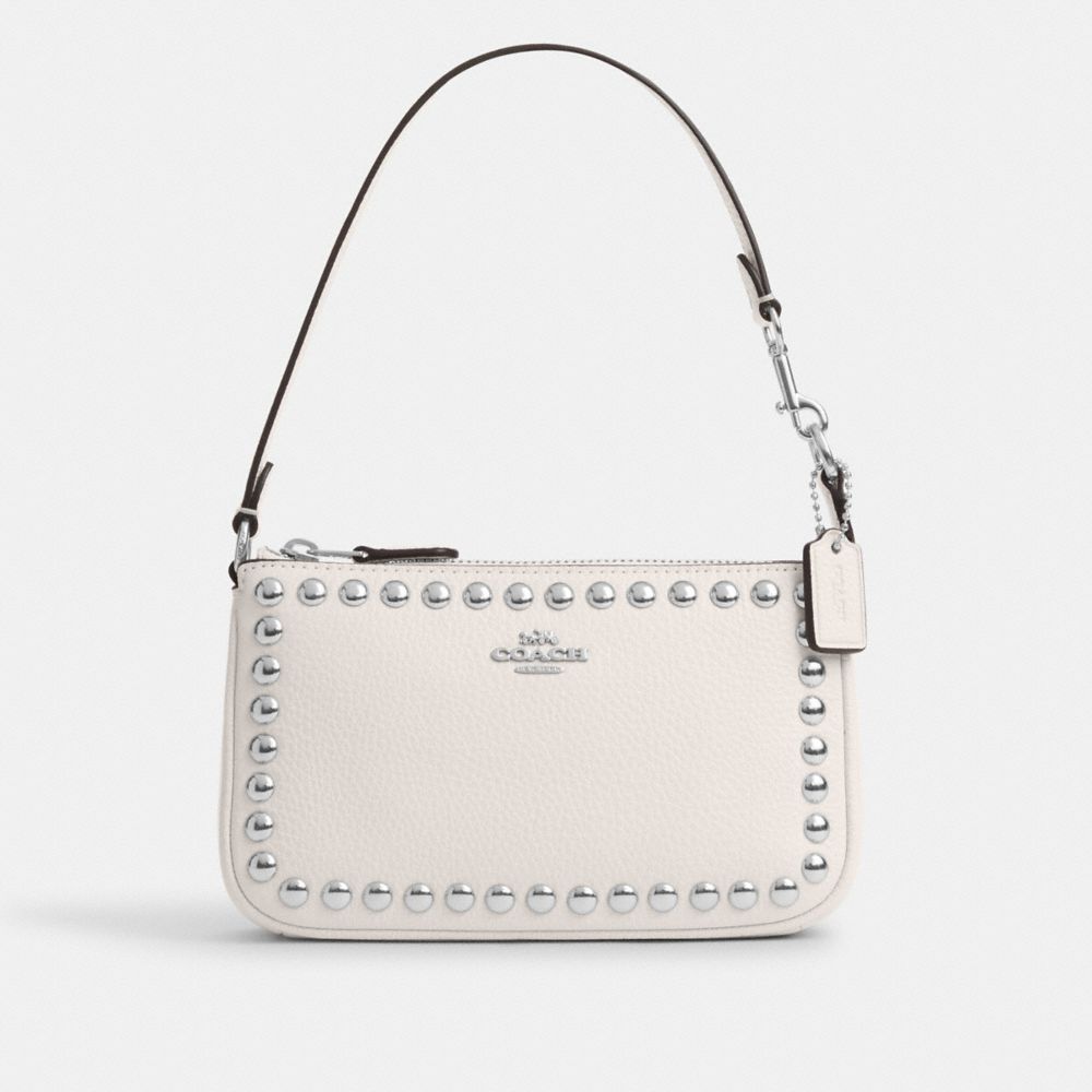 COACH CM252 Nolita 19 With Rivets SILVER/CHALK