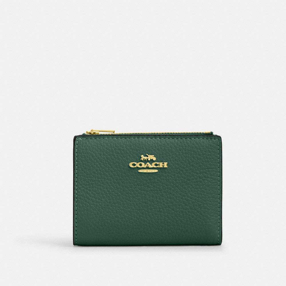 COACH CM315 Bifold Wallet IM/DARK PINE