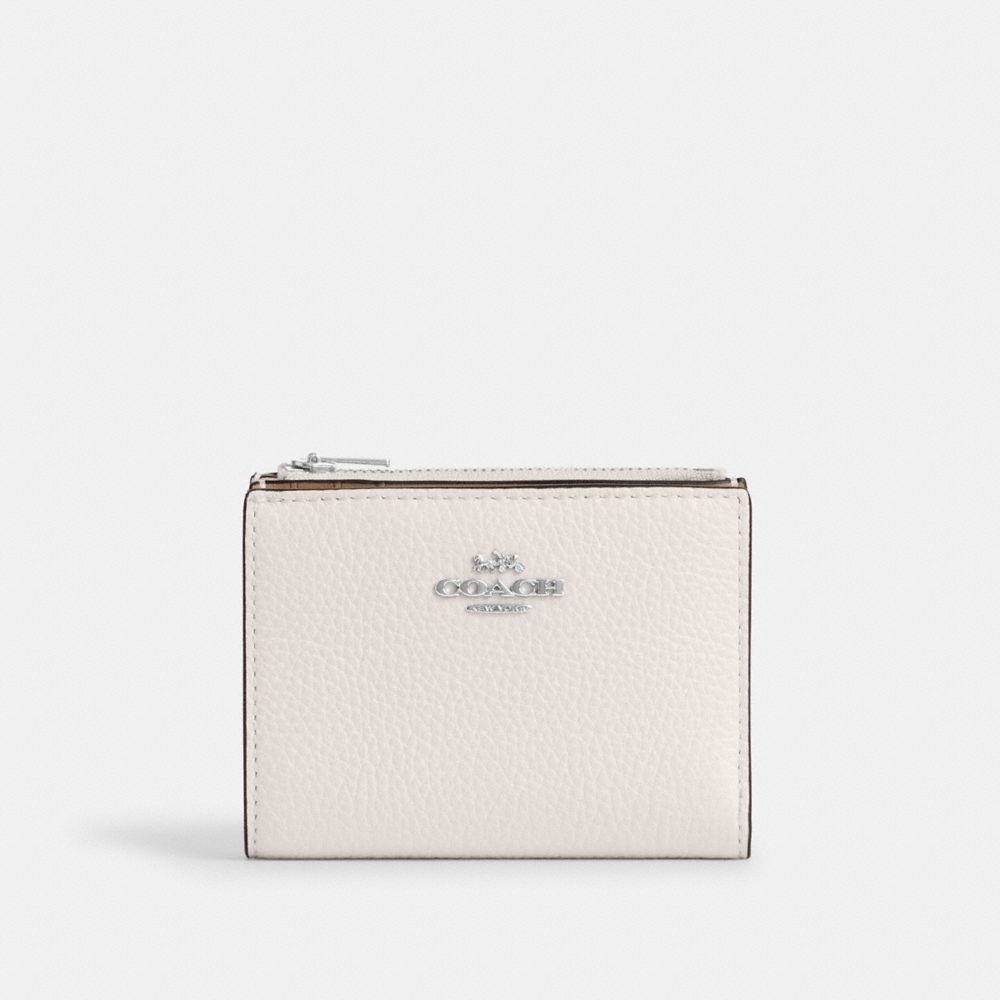 COACH CM315 Bifold Wallet SILVER/CHALK