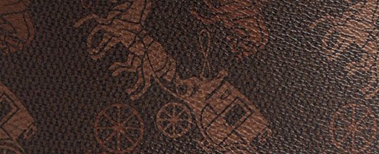 CHARTER BELT BAG 7 WITH LARGE HORSE AND CARRIAGE PRINT