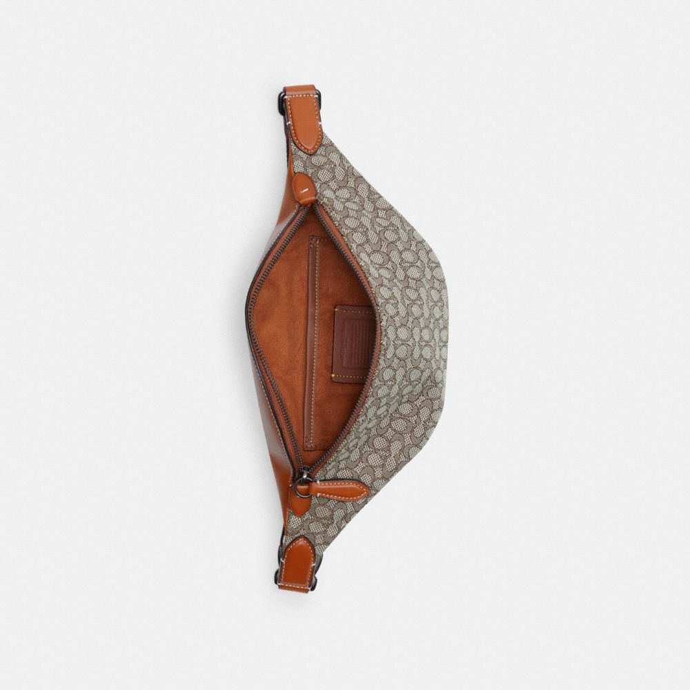 CHARTER 7 迷你經典 SIGNATURE 緹花面料腰包