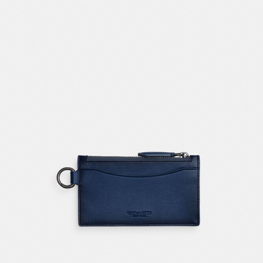 Zip Card Case - CM376 - Deep Blue