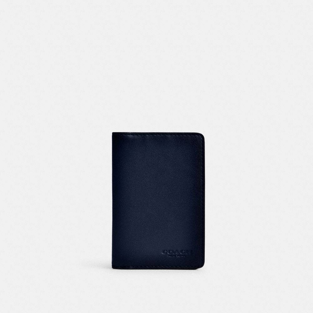 COACH CM394 Card Wallet DEEP BLUE