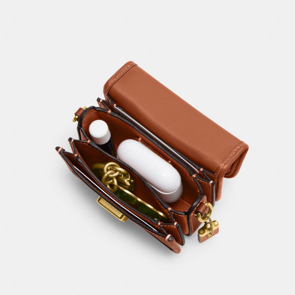 ROGUE 12 經典 SIGNATURE 緹花面料頂部提把手袋