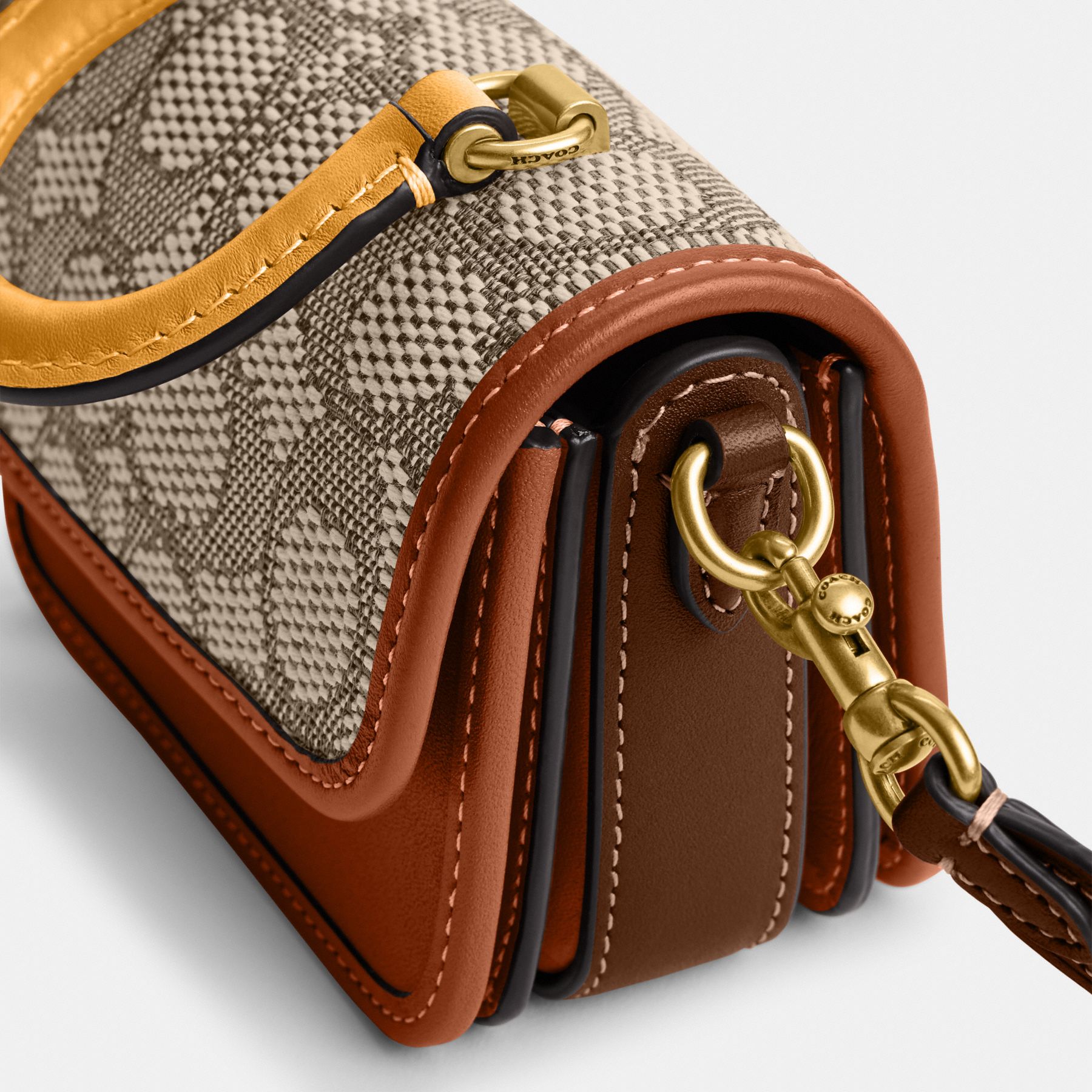 COACH 手袋 コーチ ☆新品☆COACH レザーグローブ手袋/ ネイビー