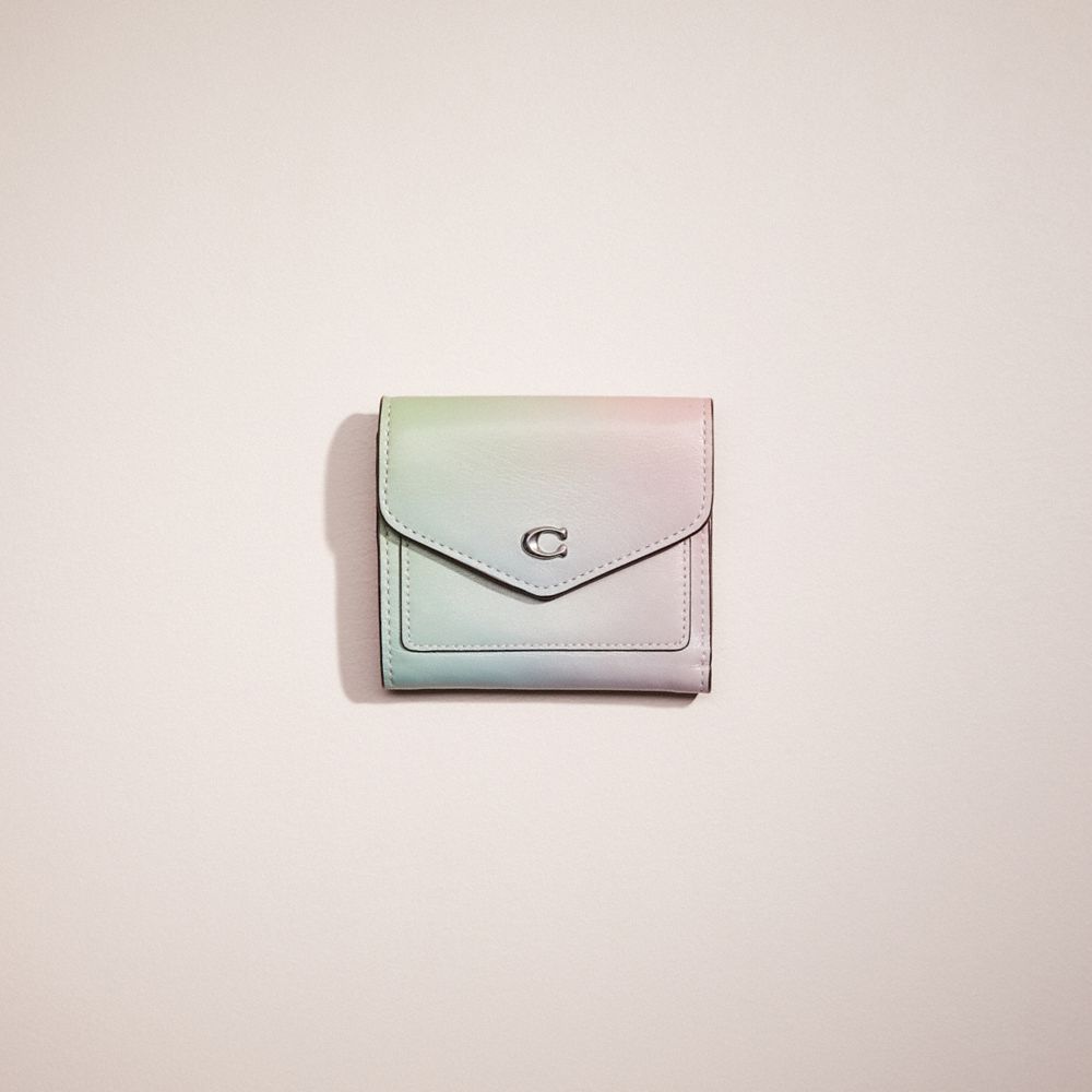 CM481 - Restored Wyn Small Wallet With Ombre Gold/Pale Pistachio Multi