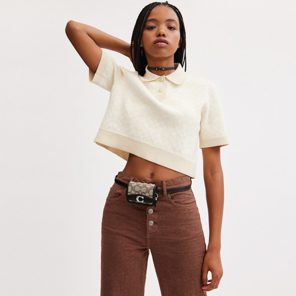 BANDIT 經典 SIGNATURE 緹花面料卡夾式腰包