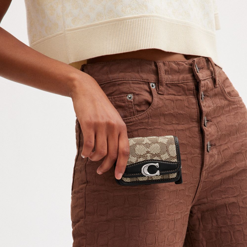 BANDIT 經典 SIGNATURE 緹花面料卡夾式腰包