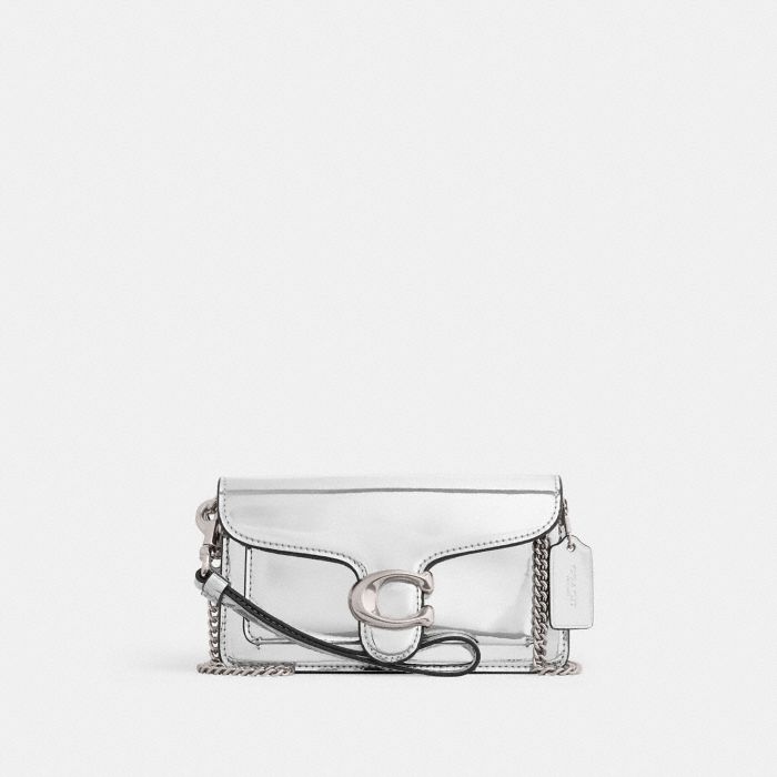 TABBY CROSSBODY IN SILVER METALLIC
