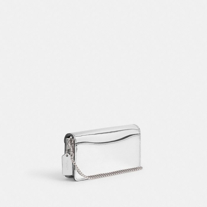 TABBY CROSSBODY IN SILVER METALLIC