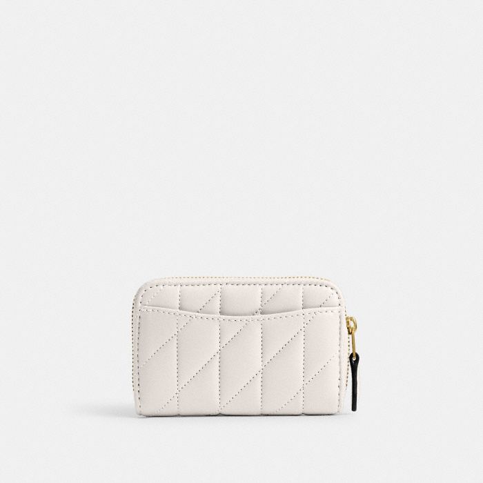 PILLOW 絎縫小號環繞式拉鍊卡夾