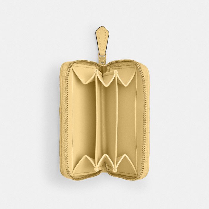 PILLOW 絎縫小號環繞式拉鍊卡夾