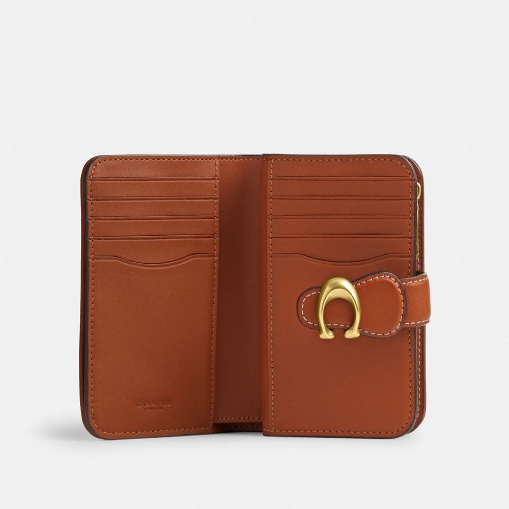 TABBY 迷你經典 SIGNATURE 緹花面料中型皮夾