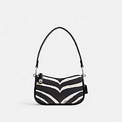 Swinger Bag 20 With Zebra Print - CM514 - Silver/Zebra