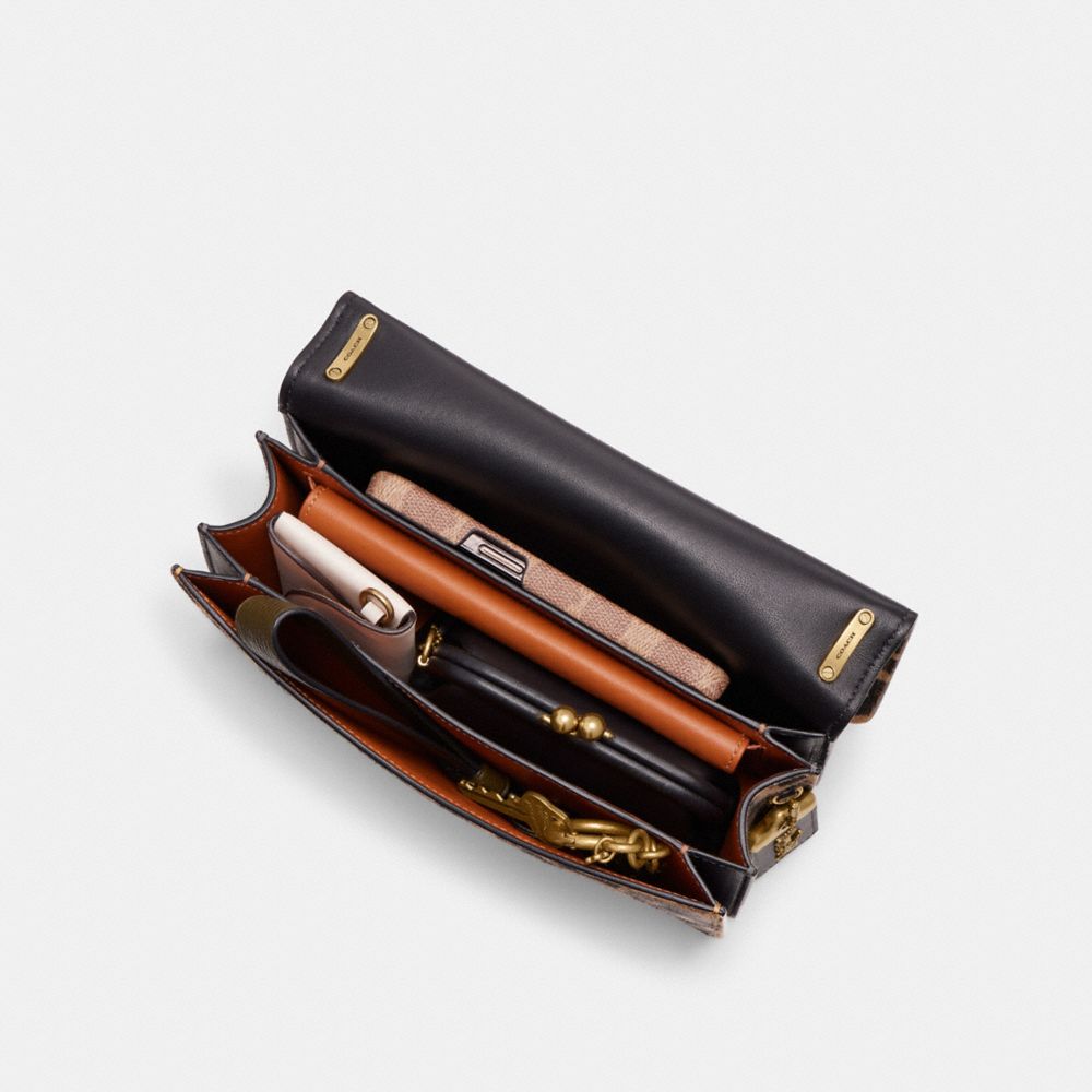 BANDIT 豹紋印花單肩手袋