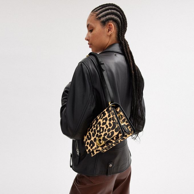 leopard print sling bag