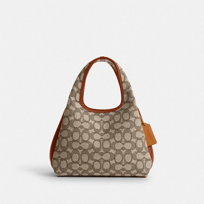 Coated Canvas Signature Hadley Hobo