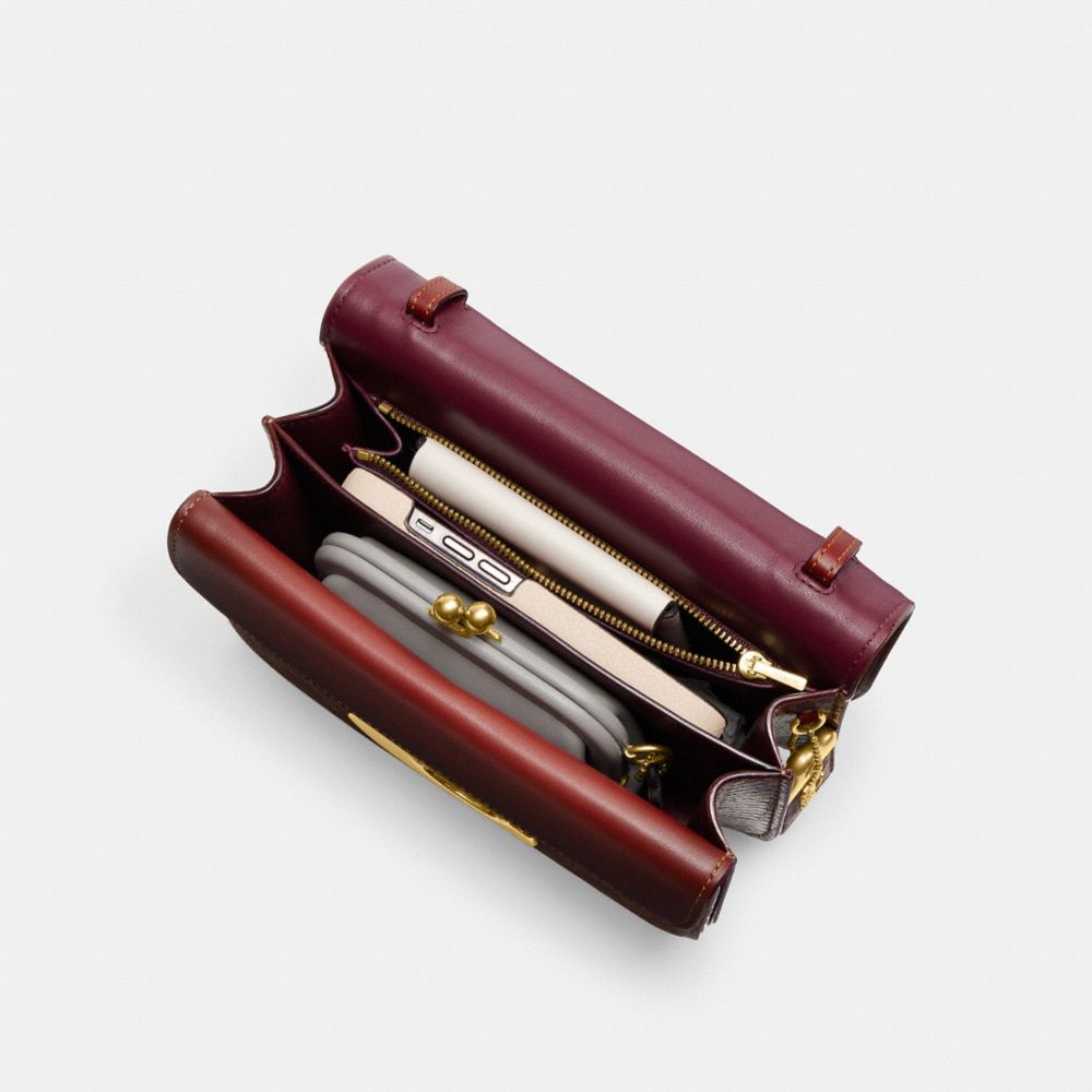 IDOL 經典 SIGNATURE 帆布蛇皮細節手袋