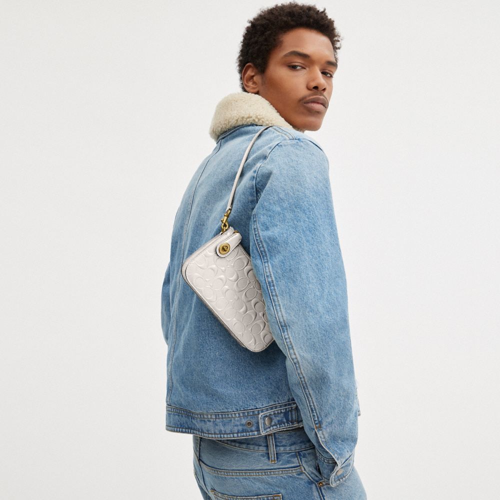 PENN 經典 SIGNATURE 皮革單肩手袋