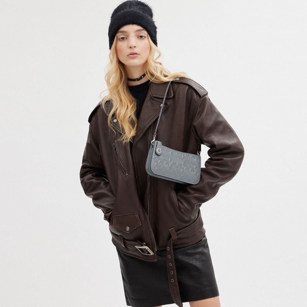 PENN 經典 SIGNATURE 皮革單肩手袋