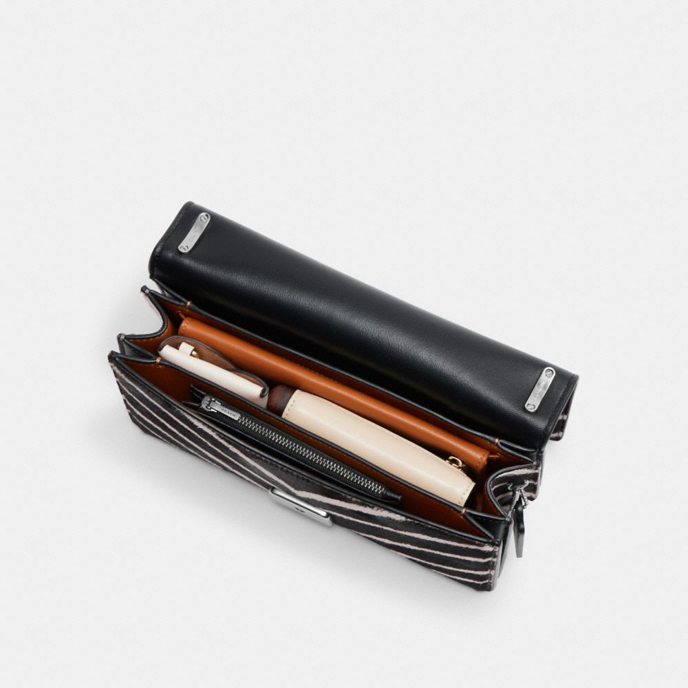 BANDIT 斑馬紋印花單肩手袋