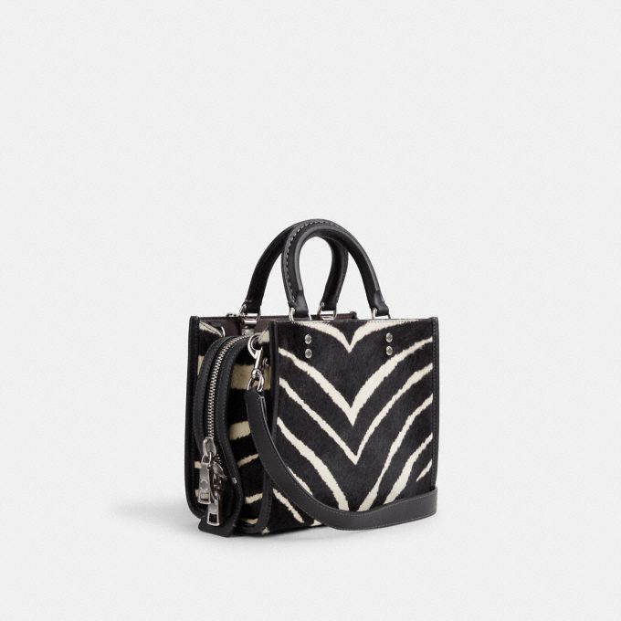 Coach deals zebra tote