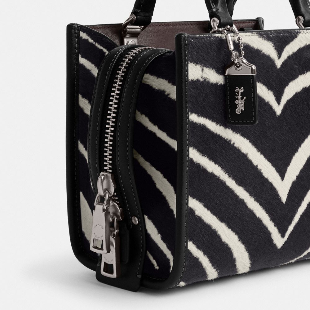 Coach hot sale zebra bag