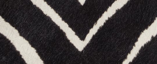 ROGUE 20 斑馬紋印花小牛毛皮手袋