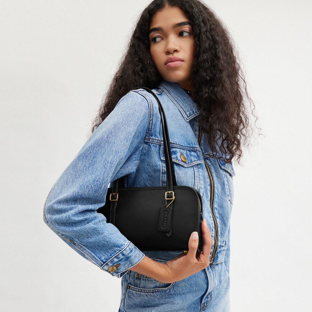 Coach zip shoulder bag new arrivals