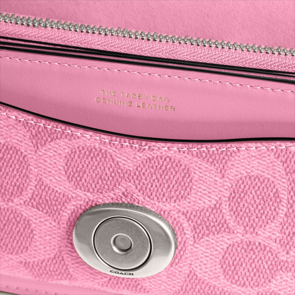 TABBY 20 經典 SIGNATURE 帆布單肩手袋