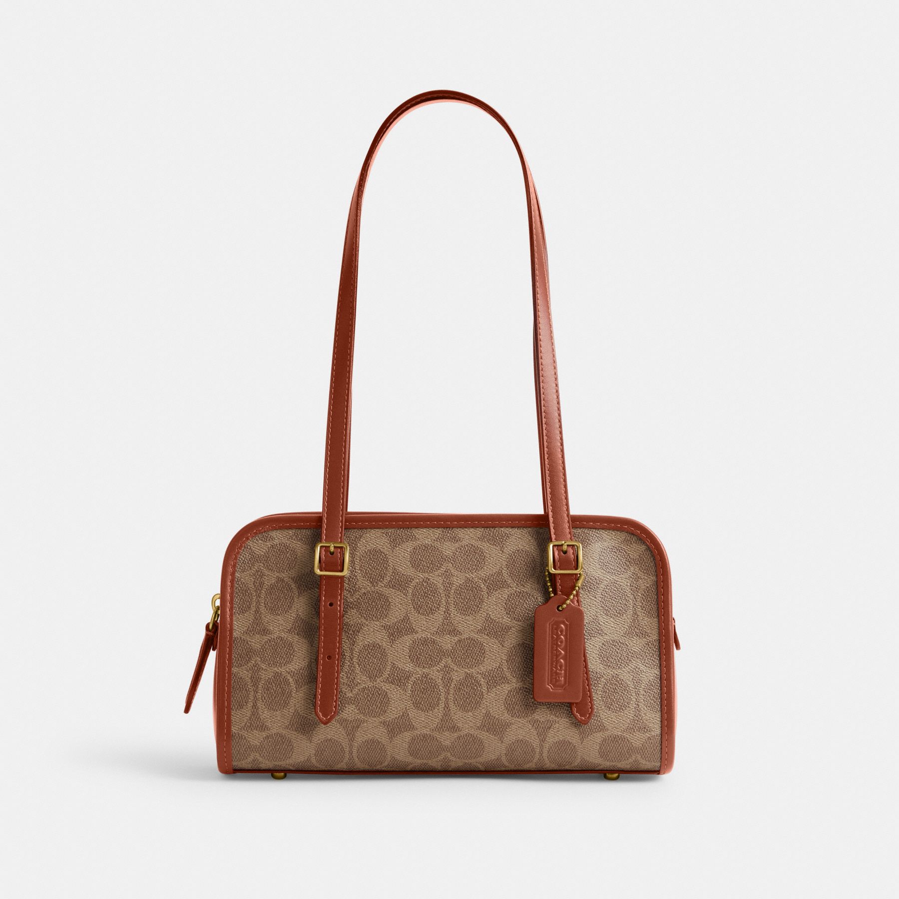 SWING ZIP 經典SIGNATURE 帆布手袋| COACH 官方網站Official page