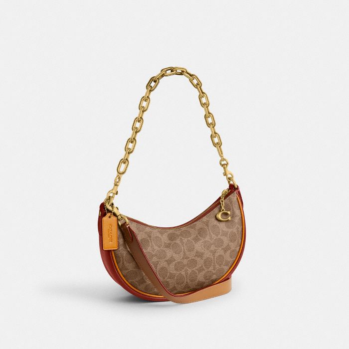 MIRA SHOULDER BAG IN SIGNATURE CANVAS