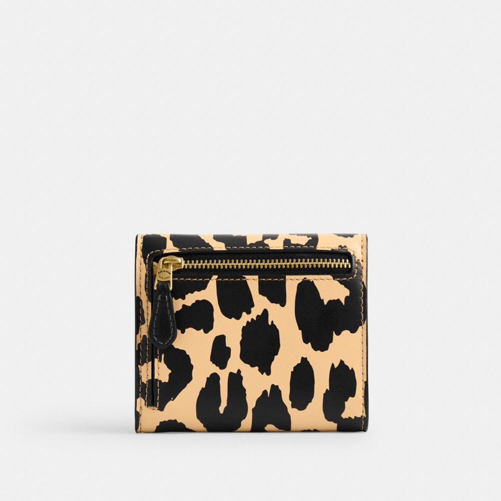 Wyn Small Wallet With Leopard Print