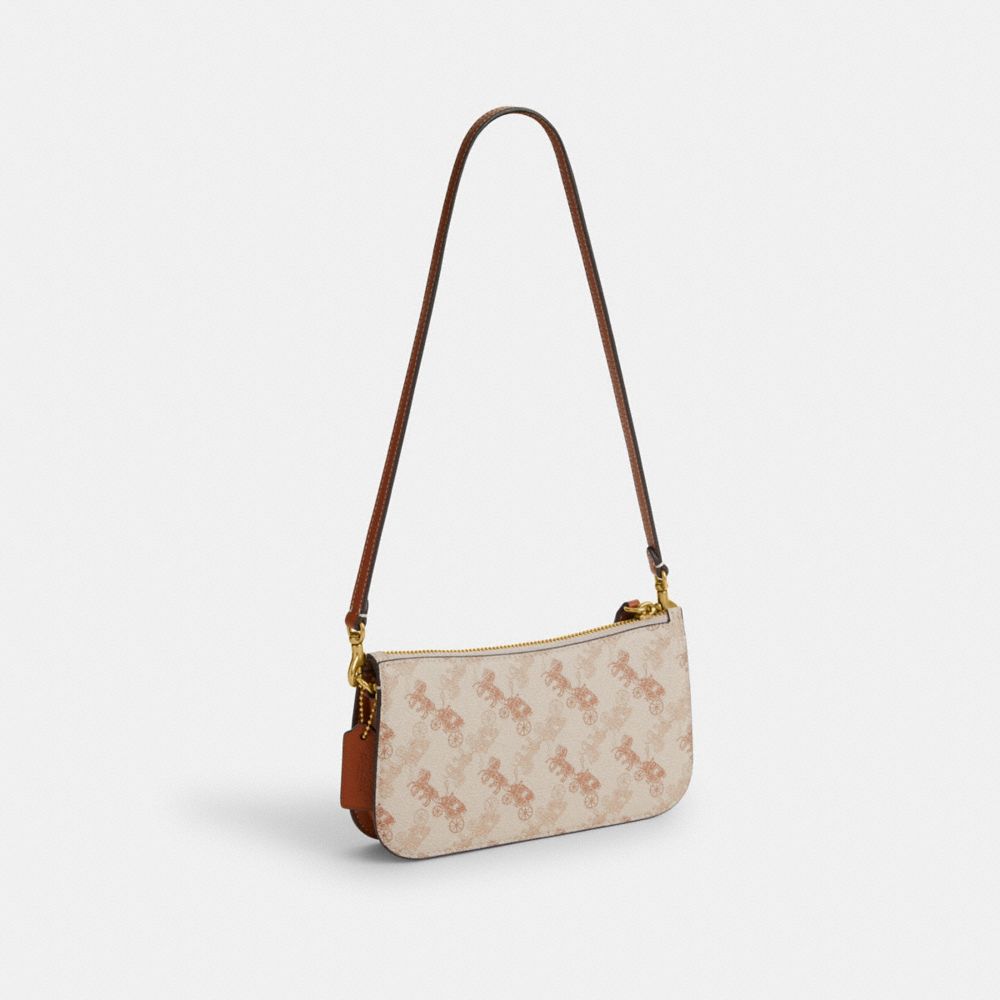 PENN 馬車主題圖案印花單肩手袋