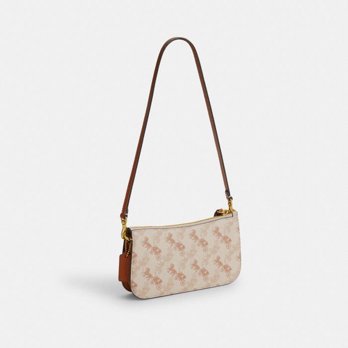 PENN SHOULDER BAG WITH HORSE AND CARRIAGE PRINT
