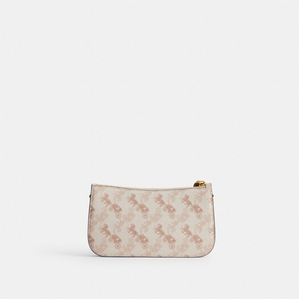 PENN 馬車主題圖案印花單肩手袋