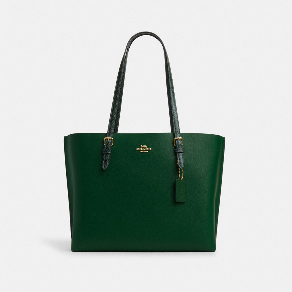 COACH CM744 Mollie Tote Im/Dark Pine