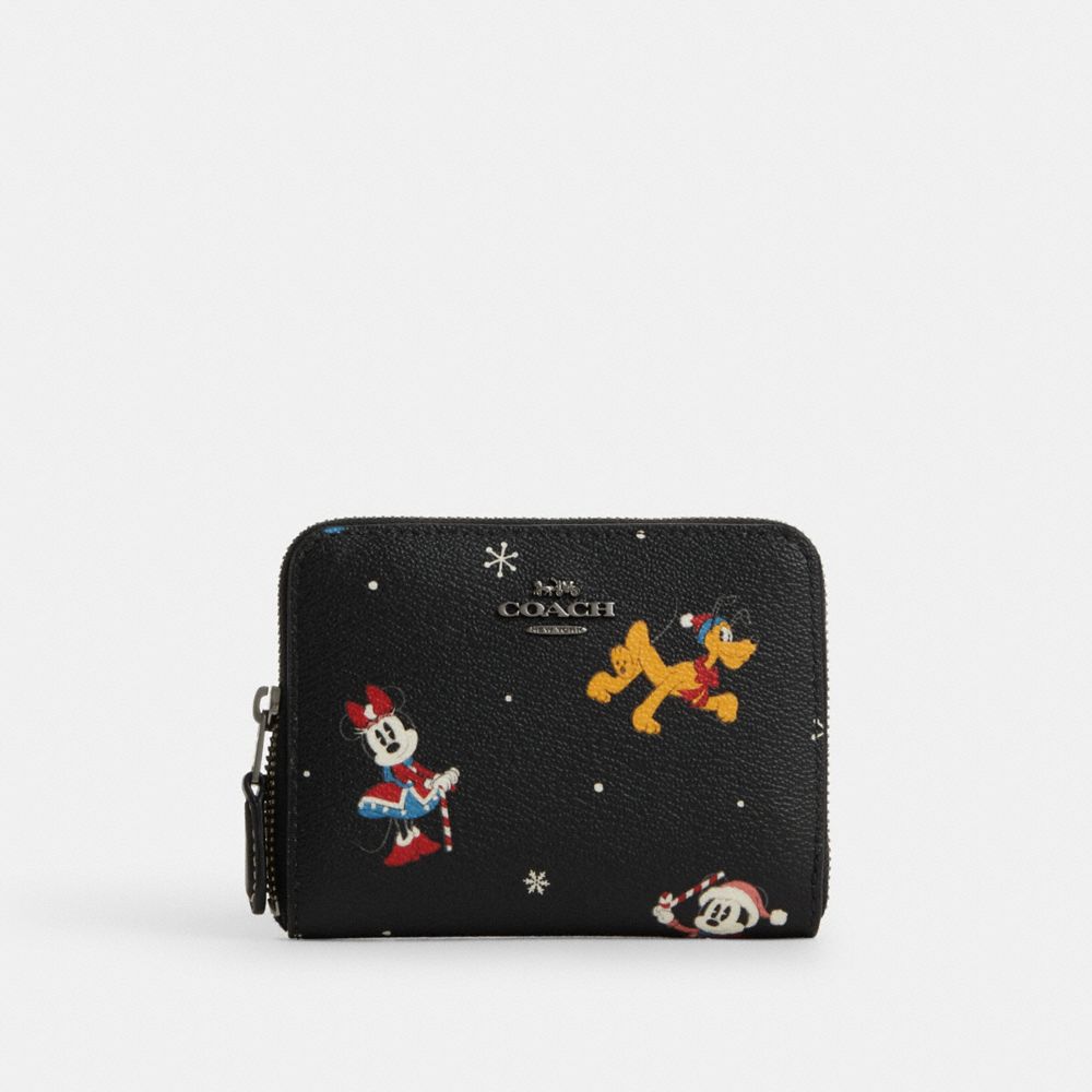 美国代购直邮COACH饰品COACH CN028 Disney X Coach Small Zip Around