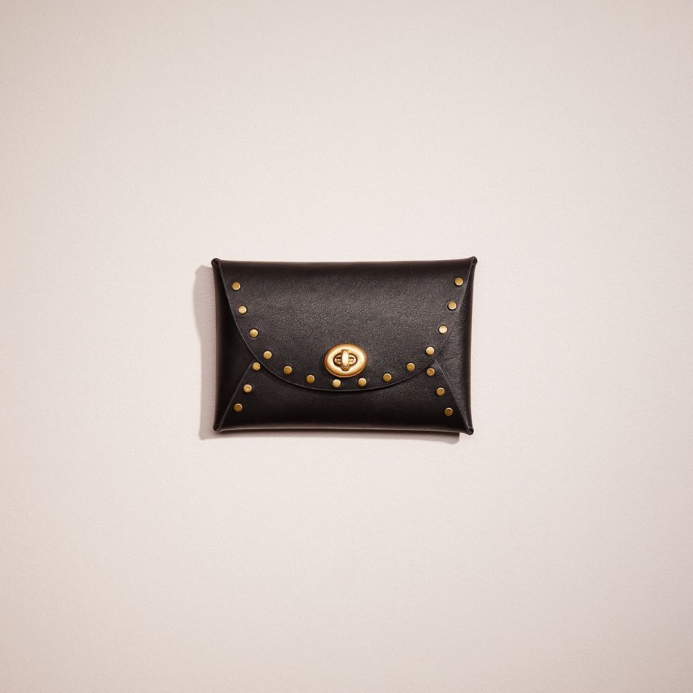 CN210 - Remade Medium Pouch With Rivets Black
