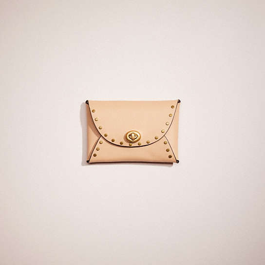 CN210 - Remade Medium Pouch With Rivets Nude
