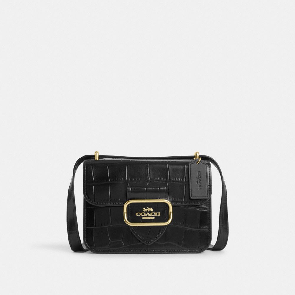 COACH CN313 Morgan Square Crossbody GOLD/BLACK