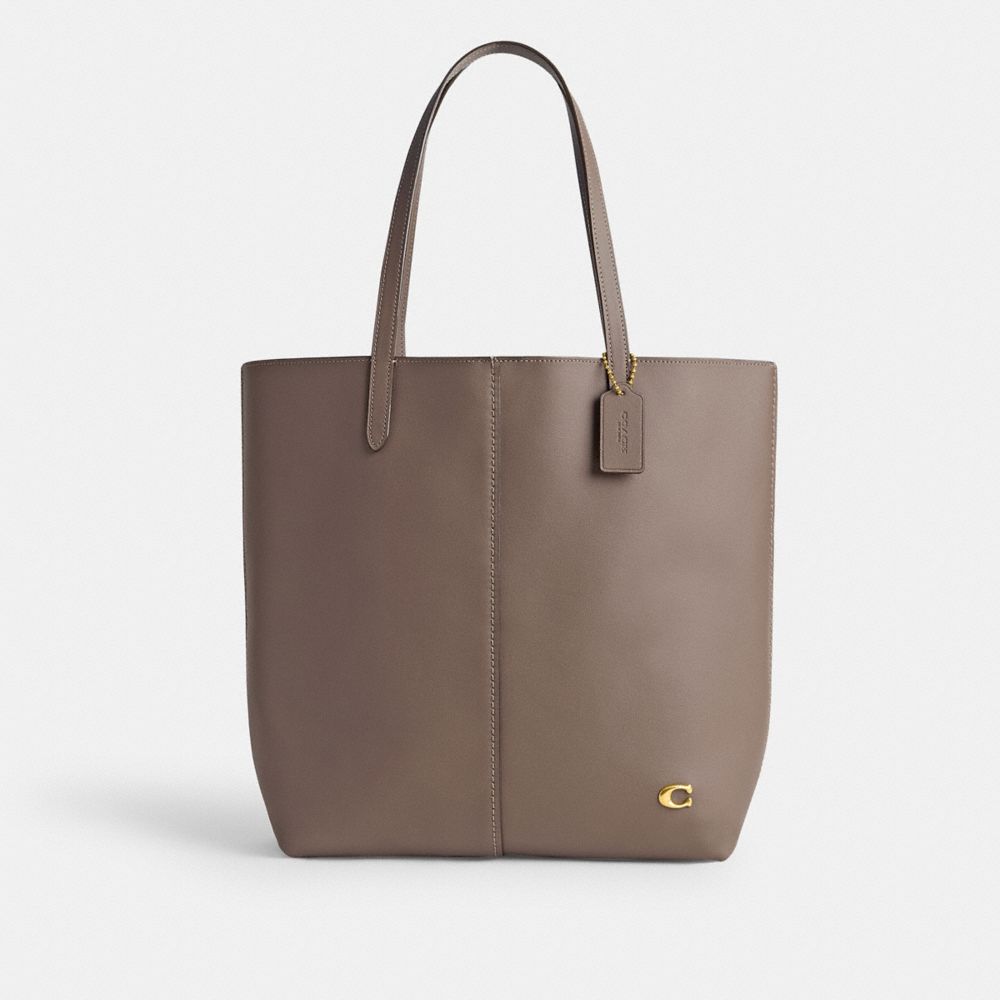 COACH CN318 North Tote BRASS/DARK STONE
